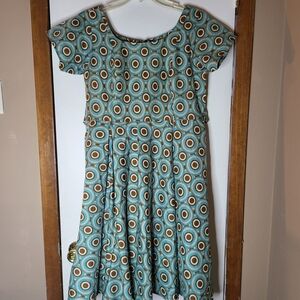 Vibrant Custom-made African print dress